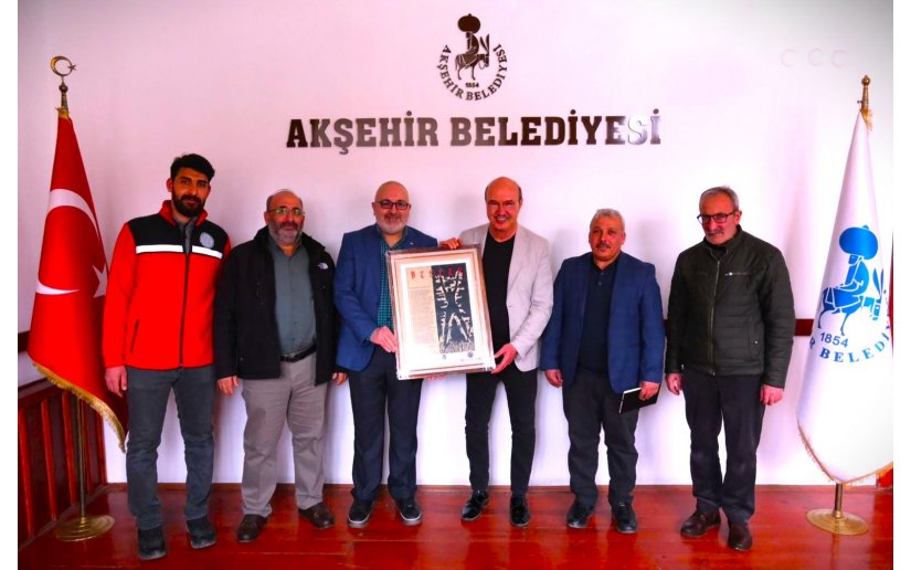 Akşehir Belediye Başkanımız Dr.A.Nuri KÖKSAL'I Makamında Ziyaret Ettik